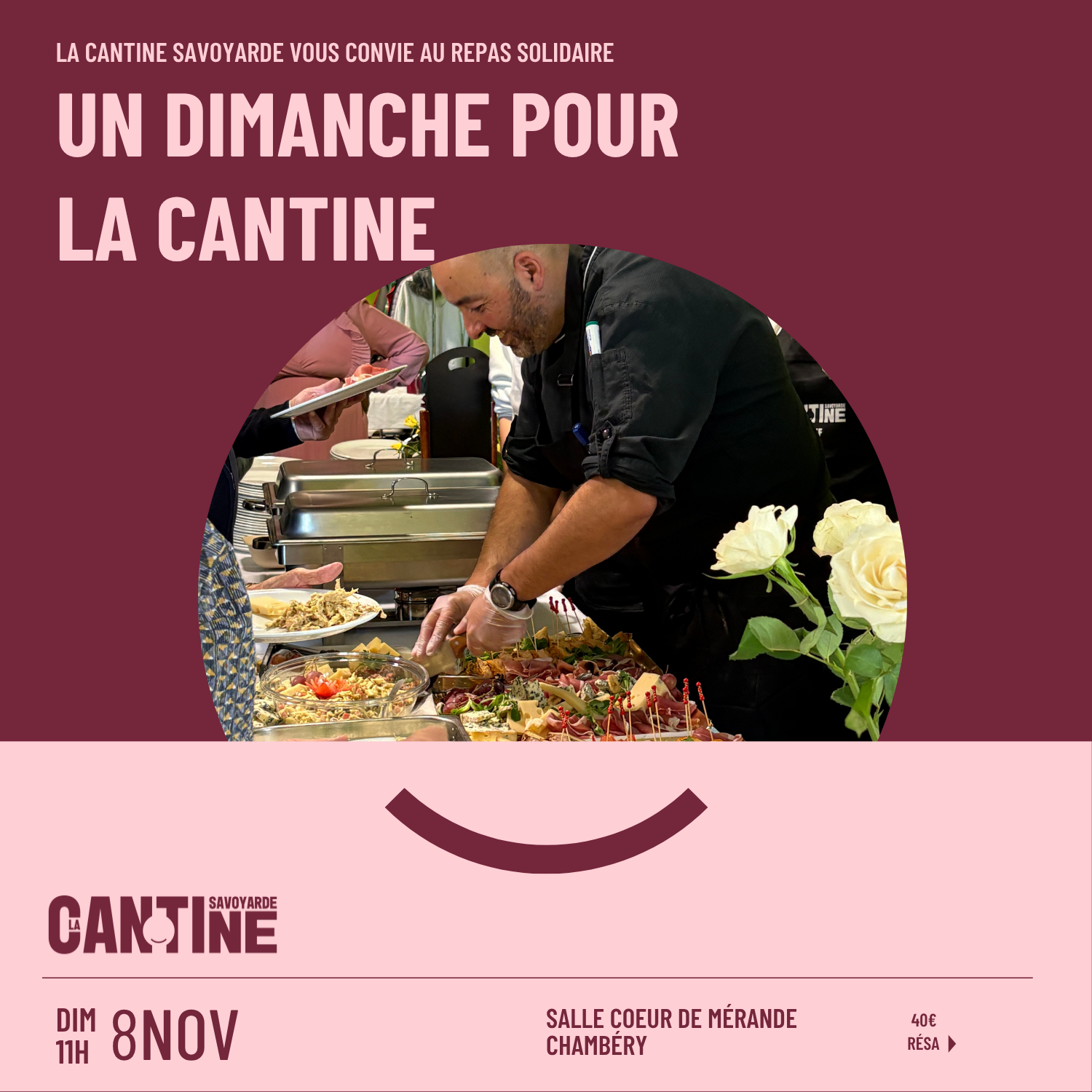 Un dimanche pour la Cantine - Repas caritatif